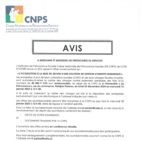Aperçu du document Optimisez les Services Administratifs avec la CNPS — Démarches administratives