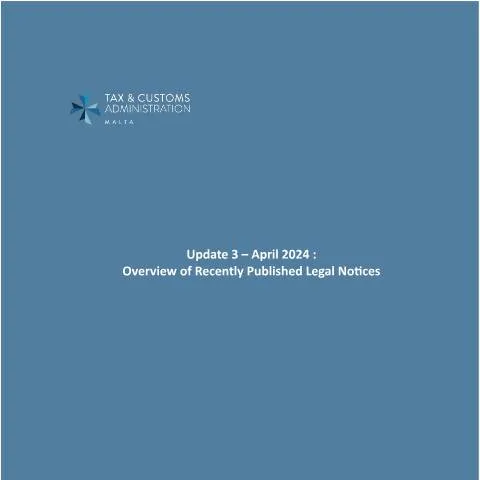 Document preview: Understanding the 2024 Update-3 Corporate Tax Form in Malta — Taxes (CERFA n°update-3---april-2024)