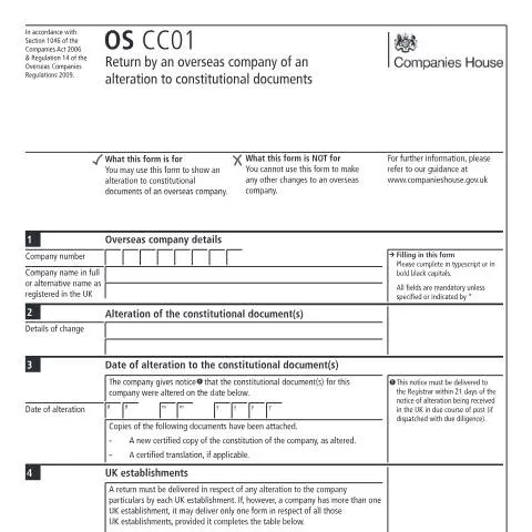 Document preview: Understanding the OS CC01 Form for Overseas Companies — Business