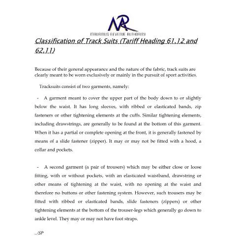 Document preview: Understanding Track Suit Classification for Businesses — Government & admin (TrackSuit)
