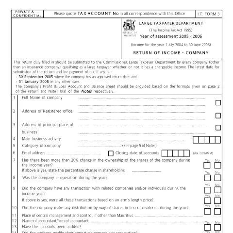 Document preview: Essential Steps for Completing the Returns Form — Taxes (CERFA n°comlt0506)