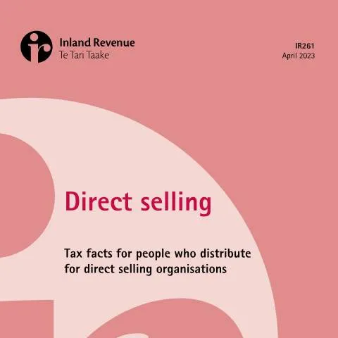 Document preview: Navigating GST Obligations in Direct Selling with IR261 — Taxes (CERFA n°IR261)