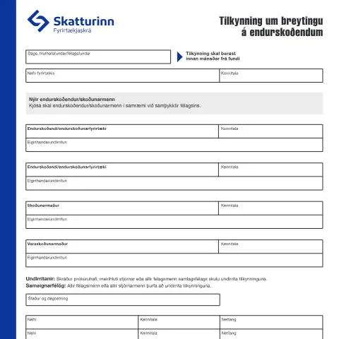 Document preview: Breytingar á endurskoðendum: Skýrsla og skyldur fyrirtækja — Stjórnsýsla (CERFA n°RSK 17.45)