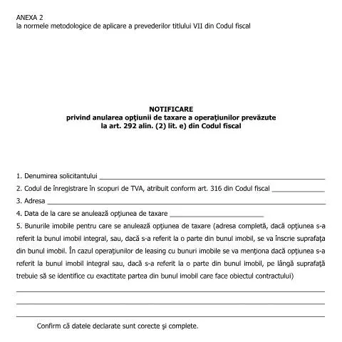 Document preview: Rolul Anexei 2 în Reglementările Fiscale din România — Formalități administrative (CERFA n°A2_NMT7CF)