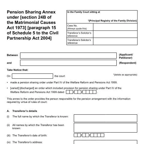 Document preview: How Form P1 Transforms Court Orders Into Pension Division Reality — Family