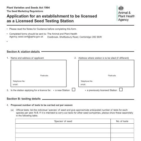 Document preview: Understanding the Application for Licensed Testing Stations — Government & admin