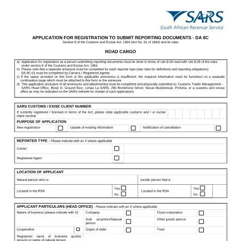 Document preview: Step-by-Step Guide to DA 8C Registration Process — Government & admin (CERFA n°DA 8C)