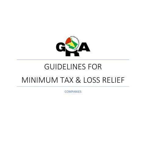 Document preview: Understanding the Companies Losses MCT Requirements v7 Form in Guyana — Library