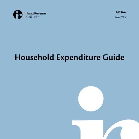 Document preview: Understanding Household Expenditure in New Zealand — Taxes (CERFA n°AD164)