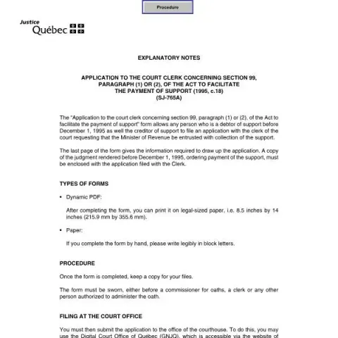 Document preview: Understanding Quebec's Support Payment Application — Legal & justice (SJ-765A)