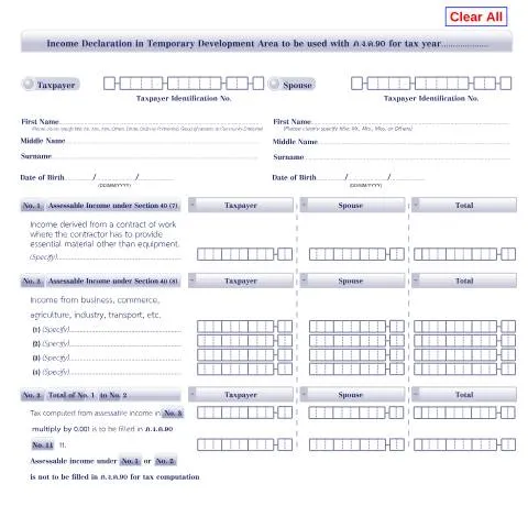 Document preview: ความสำคัญของแบบฟอร์ม ภ.ง.ด.90 ในเขตพัฒนาชั่วคราว — ภาษี & การเงิน (CERFA n°PND90)