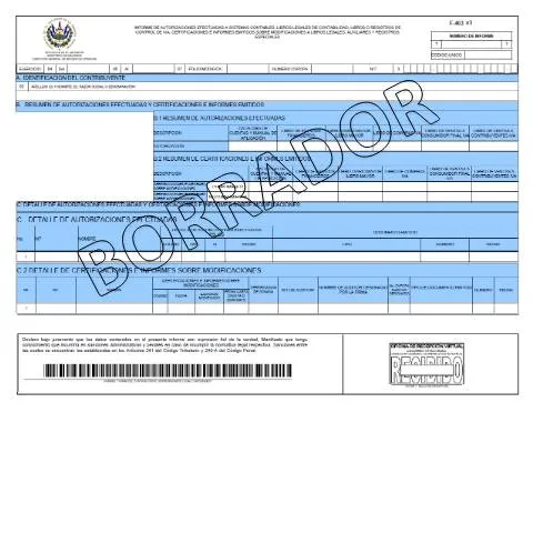 Vista previa del documento Implicaciones del Formulario F-463-V3 en la Contabilidad Salvadoreña — Impuestos (CERFA n°F-463-V3)