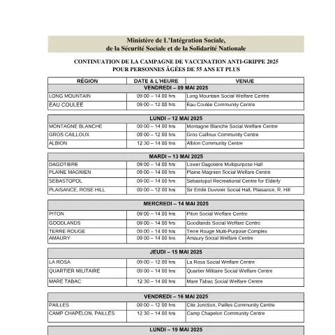 Document preview: Understanding the Amended Vaccination Calendar 08.05.25 — Government & admin (CERFA n°Amended-Vaccination-Calender-08.05.25)
