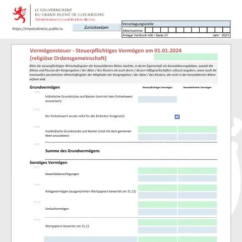 Aperçu du document Comprendre la déclaration de la fortune d'une congrégation religieuse — Impôts & fiscalité (CERFA n°crf-d)