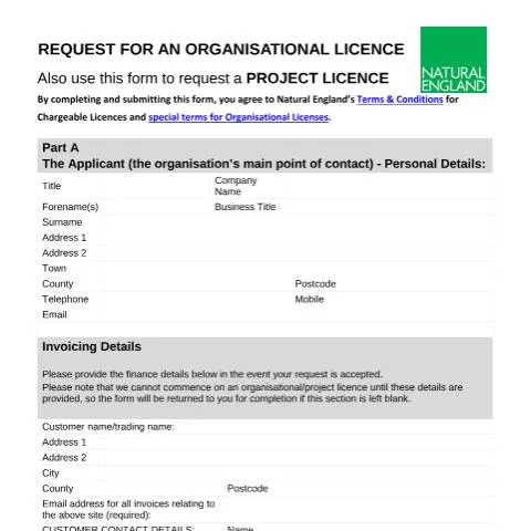 Document preview: Strategic Wildlife Licensing for Multi-Site Operations in England — Environment & energy
