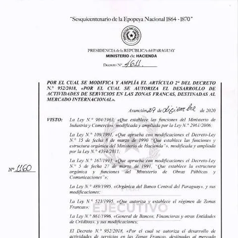 Vista previa del documento Ampliación de actividades en zonas francas bajo el Decreto 4611-2020 — Trámites administrativos