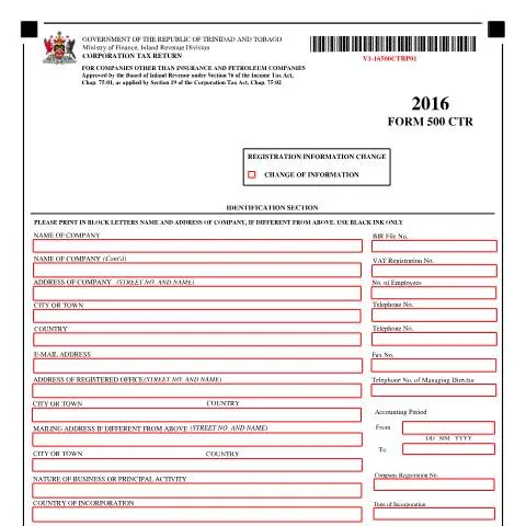 Document preview: Understanding the 500-CTR Corporation Tax Return Form — Taxes (CERFA n°500CTR)