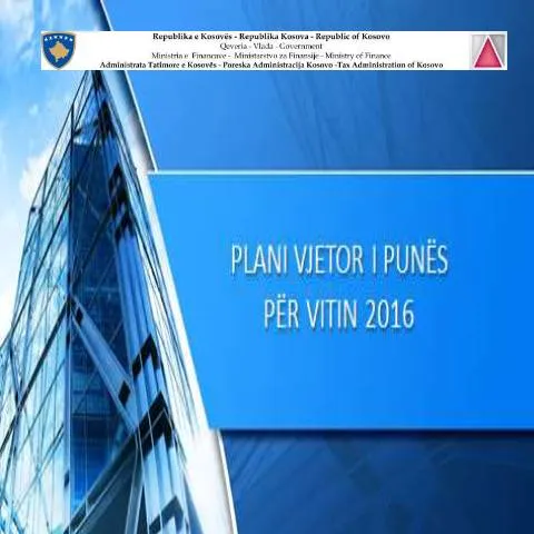 Document preview: Çfarë përfshin Plani i Punës në Kosovë? — Procedura administrative