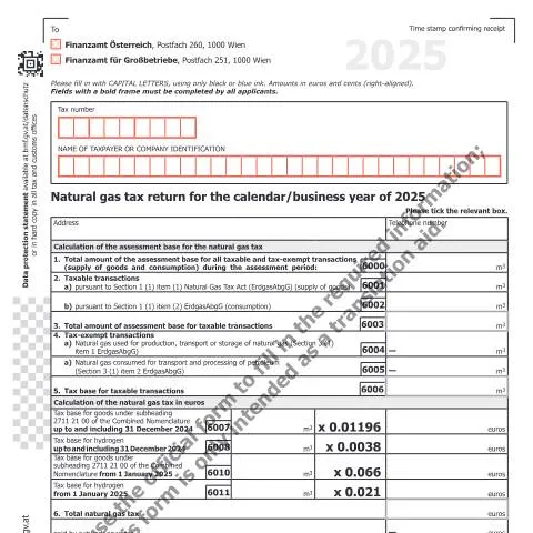 Dokumentvorschau: Wichtige Informationen zum EGA1-EN Formular 2025 — Steuern (CERFA n°EGA1-EN)