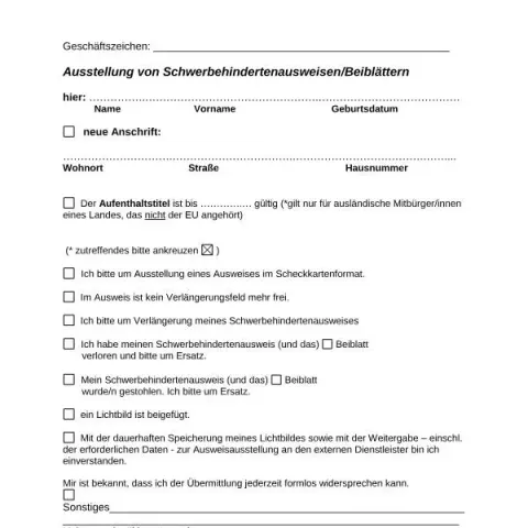 Dokumentvorschau: Verfahrensablauf für Schwerbehindertenausweis in Duisburg — Behörden & Verwaltung (antrag-ausweis-beiblatt)