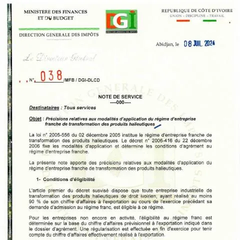 Aperçu du document Comprendre la note de service 0038 0001 et ses enjeux pour les — Démarches administratives