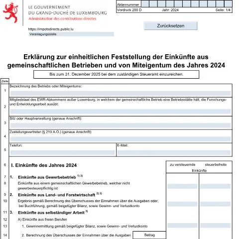 Aperçu du document Comprendre le Formulaire 200 D pour les Entreprises Collectives — Impôts & fiscalité (CERFA n°200 D)