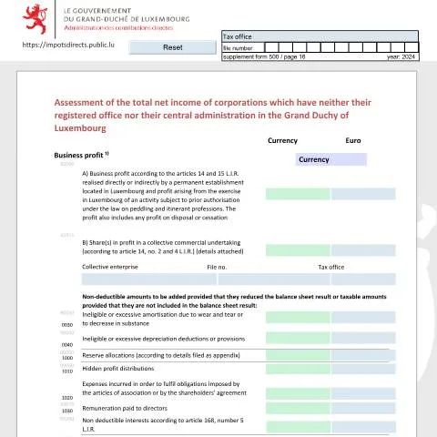 Aperçu du document Guide sur le formulaire NRR_E pour organismes collectifs — Impôts & fiscalité (CERFA n°NRR_E)