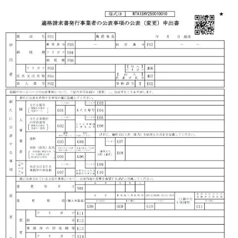 Document preview: 適格請求書発行事業者の公表事項変更手続きの重要性 — 税金と財政 (CERFA n°D1-67)