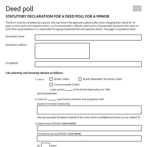 Document preview: Understanding LOC024: Third-Party Verification for Child Name Changes — Civil status & identity