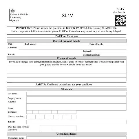 Document preview: Sleep Disorder Medical Reporting Requirements for UK Drivers — Health