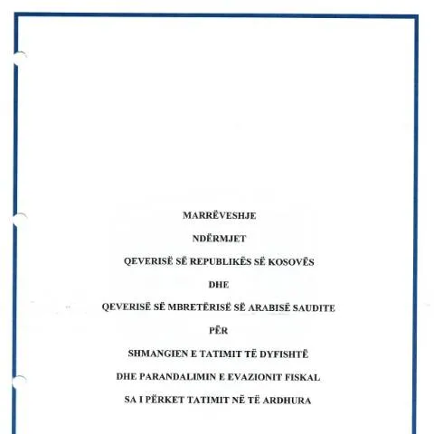 Document preview: Formulari për Shkarkimin e Marrëveshjeve Ndërkombëtare — Procedura administrative
