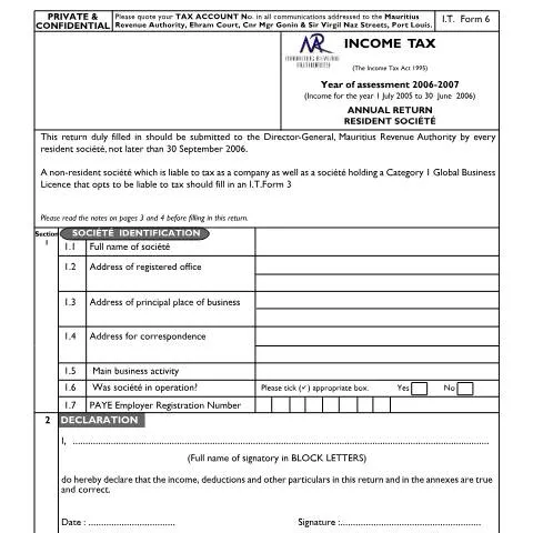 Document preview: Navigating the Soc0607 Annual Return for 2006-2007 — Government & admin (Soc0607)