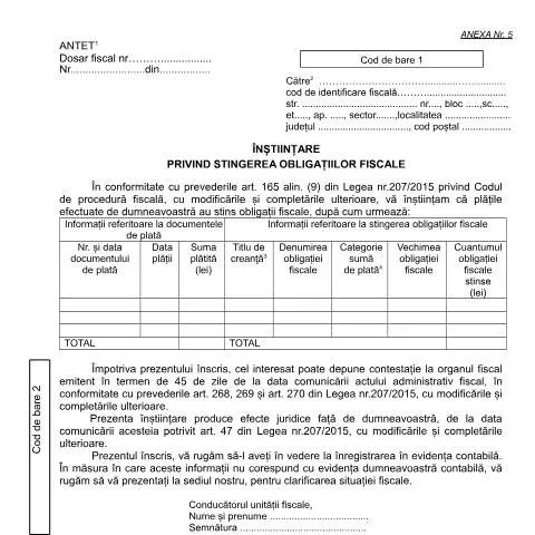 Document preview: Detalii esențiale despre OPANAF 967/2017 — Impozite & fiscalitate (CERFA n°A5_OPANAF_967_2017)