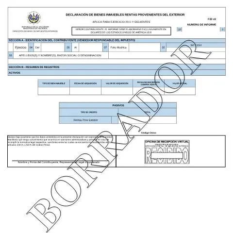 Vista previa del documento Importancia del Formulario F-30 v3 en la Declaración Patrimonial — Impuestos (CERFA n°F-30-V3)