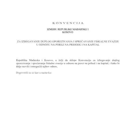 Document preview: Rëndësia e Formularit të Preuzimanje Ugovora — Tatime & fiskalitet