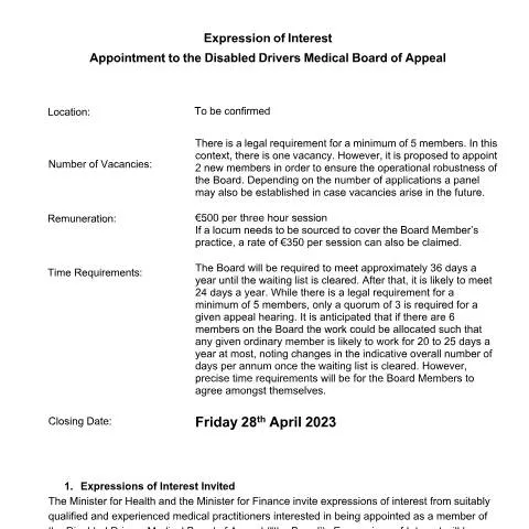 Document preview: Join the Disabled Drivers Medical Board of Appeal Today (CERFA n°FEB0)