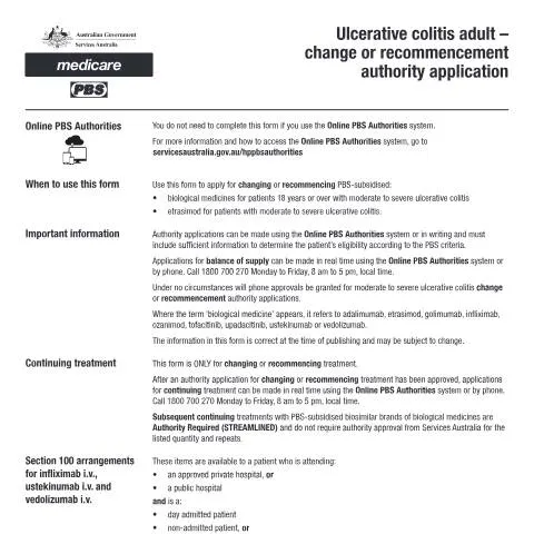 Document preview: Understanding the PB245 Form for Ulcerative Colitis Management — Health (CERFA n°PB245)