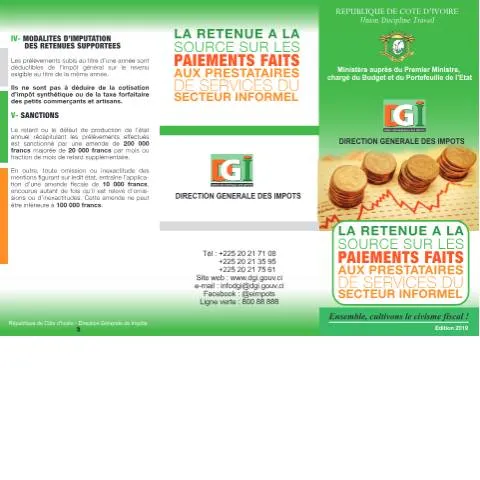 Aperçu du document Comprendre la Retenue à la Source en Côte d'Ivoire — Impôts & fiscalité