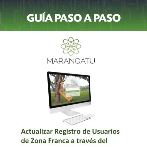 Vista previa del documento Guía para actualizar el Registro de Zona Franca en Paraguay — Trámites administrativos