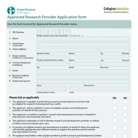 Document preview: Navigating the IR1203 Form for Research Funding Success — Government & admin (CERFA n°IR1203)