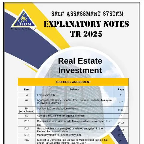 Document preview: Panduan Lengkap Mengisi Borang TR 2025 untuk Entiti Non-Company — Cukai & percukaian (CERFA n°TR)