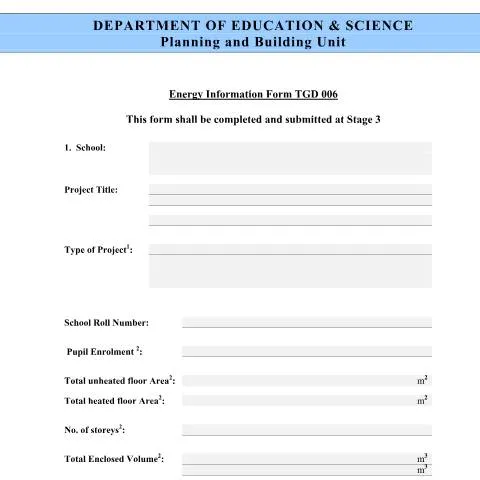 Document preview: Understanding TGD 006: Energy Information for Schools — Government & admin (CERFA n°TGD006)