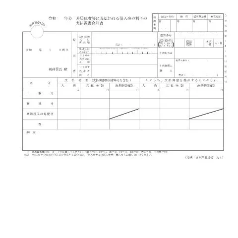 Document preview: F1-24 非居住者等に支払われる借入金の利子の支払調書の概要 — 税金と財政 (CERFA n°F1-24)