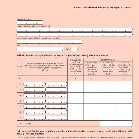 Document preview: Jak vyplnit Samostatnou přílohu 25 5404/H pro právnické osoby — Daně a fiskální záležitosti (CERFA n°25 5404/H)