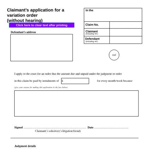 Document preview: How to Apply for Court Order Variations Using Form N294 — Legal & justice