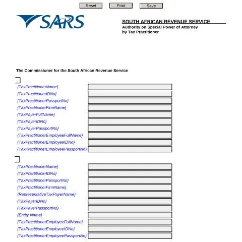 Document preview: Navigating the ASPOA Form in South Africa's Tax System — Government & admin (CERFA n°ASPOA)