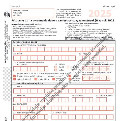 Dokumentvorschau: Wichtige Informationen zum L1-SK Formular für 2025 — Steuern (CERFA n°L1-SK)