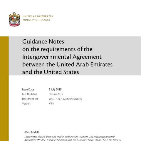 Document preview: Understanding UAE's Guidance on FATCA Compliance — Government & admin (CERFA n°توجيهات-بشأن-قانون-الامتثال-الضريبي-للحسابات-الخارجية-لدولة-الإمارات)