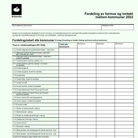 Document preview: Forståelse av RF-1034 og dens betydning i skattesystemet — Administrative prosedyrer (CERFA n°RF-1034)