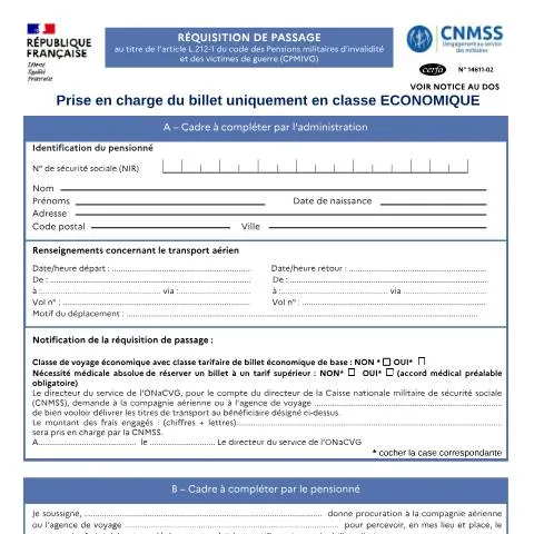 Aperçu du document Comment bénéficier de la réquisition de passage pour vos déplacements — Juridique & justice (CERFA n°14611*02)